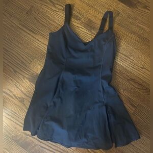 Black Flattering Athletic Dress